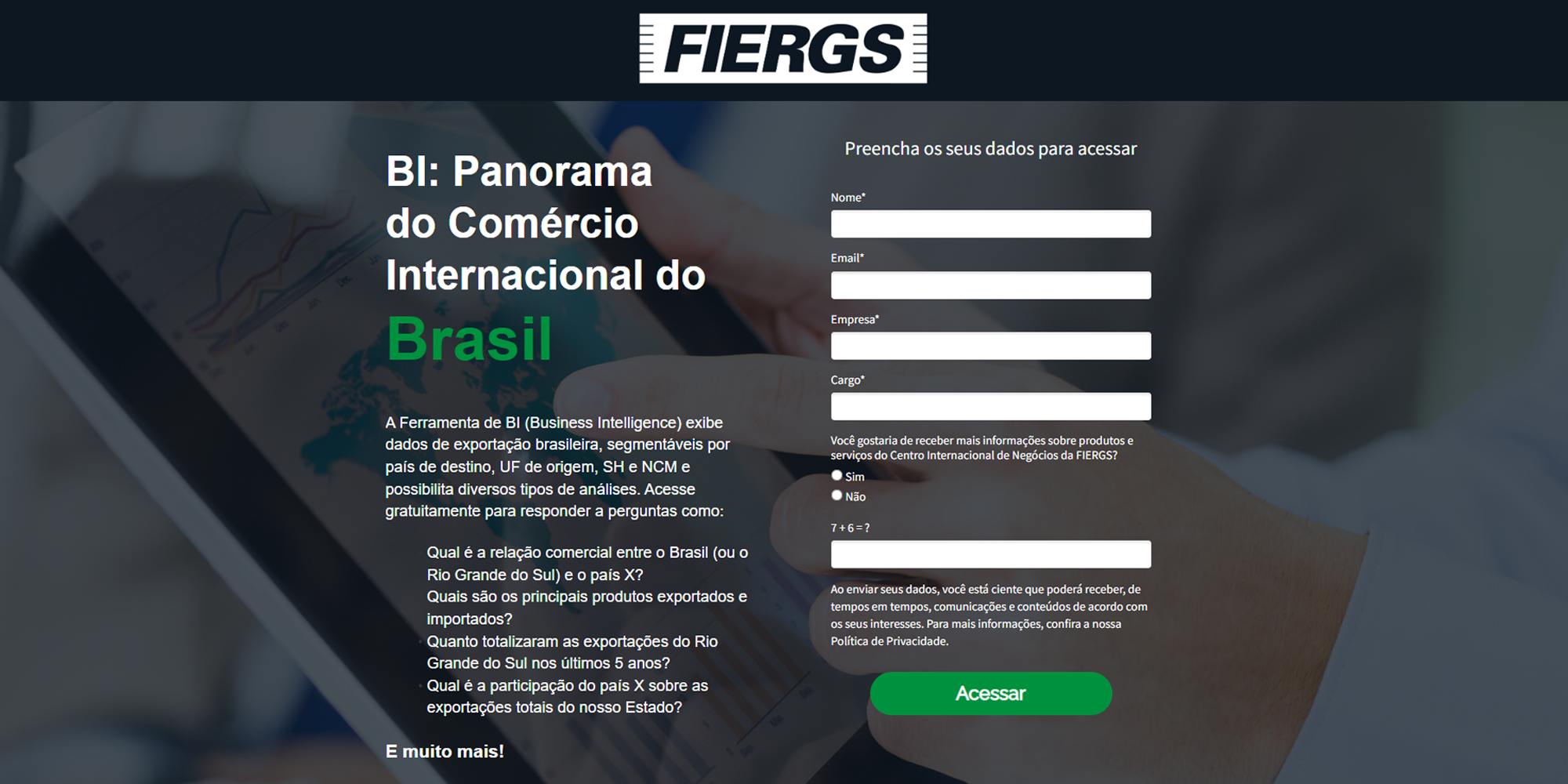 FIERGS - Comércio Exterior e Relações Internacionais